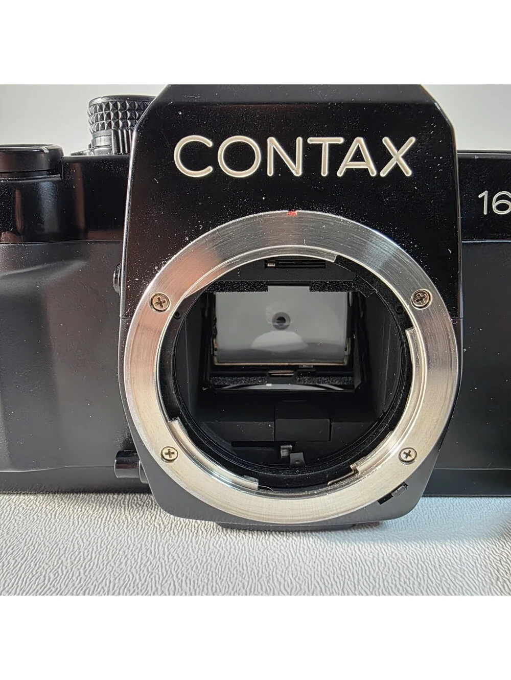 Contax 167MT 35mm Film Manual Focus SLR Camera Body W/New Film Door Batteries